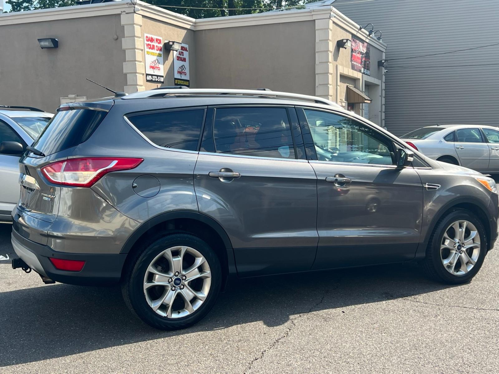 2014 GRAY /gray leather Ford Escape (1FMCU9J92EU) , located at 1018 Brunswick Ave, Trenton, NJ, 08638, (609) 989-0900, 40.240086, -74.748085 - A really nice Ford Escape here! Loaded up with lots of options and Leather interior! A super clean vehicle and ready for its next owner! - Photo #10